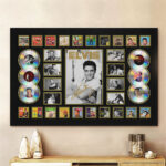 Elvis Presley Rectangle Canvas With Inner Frame – TMTHU3207