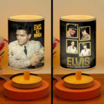 Elvis Presley Wooden Base Fabric Lamp – HOATT15896
