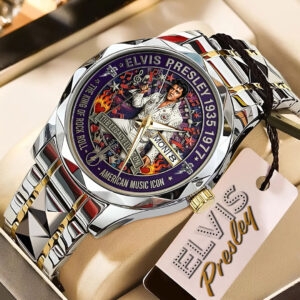 Elvis Presley Alloy Luxury Quartz Watch - TMTHU3483