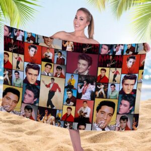 Elvis Presley Rectangle Beach Towel - HOATT15581