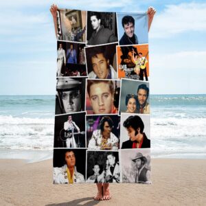 Elvis Presley Rectangle Beach Towel - HOATT15606