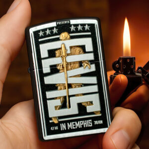 Elvis Presley Zippo Lighter Case (No Insert) - TMTHU3089