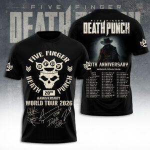 Five Finger Death Punch Tour 2026 3D Apparel - TANTN20301