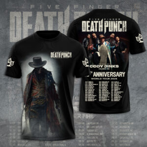 Five Finger Death Punch Tour 2026 3D Apparel - GNE4853