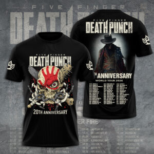 Five Finger Death Punch Tour 2026 3D Apparel - GNE4861