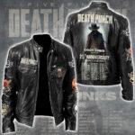 Five Finger Death Punch Tour 2026 Motorcycle Leather Jacket – GNE4867