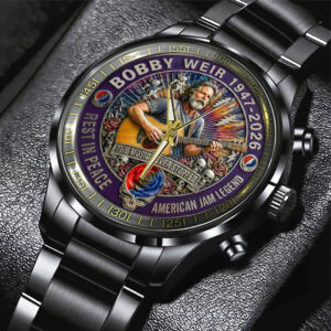 Grateful Dead x Bob Weir Black Stainless Steel Watch - MAITM14477