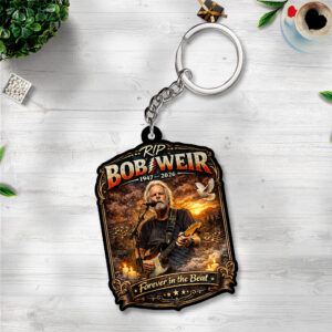 Grateful Dead x Bob Weir Custom Shape 2-sided Keychain - TANTN20202