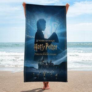 Harry Potter 25th Anniversary Rectangle Beach Towel - TMTHU3487
