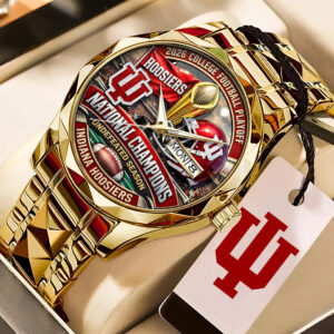 Indiana Hoosers Football 2025 Alloy Luxury Quartz Watch - TMTHU3380