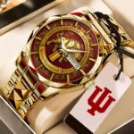 Indiana Hoosiers Football 2025 National Champions Alloy Luxury Quartz Watch – MAITM14592