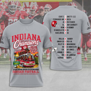 Indiana Hoosiers Football 2025 National Champions 3D Apparel - MAITM14644