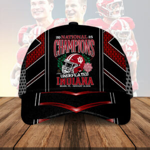 Indiana Hoosiers Football 2025 National Champions Classic Cap – HOATT15867