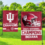 Indiana Hoosiers Football 2025 National Champions Double-side Garden Flag – HOATT15937