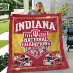 Indiana Hoosiers Football 2025 National Champions Quilt Blanket – MAITM14530