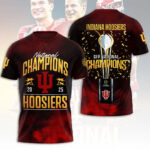 Indiana Hoosiers Football 2025 National Champions 3D Apparel – HOATT15812