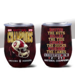 Indiana Hoosiers Football 2025 National Champions Wine Tumbler – MAITM14634