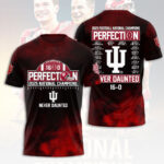 Indiana Hoosiers Football 2026 National Champions 3D Apparel – HOATT15796