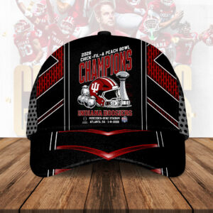 Indiana Hoosiers Football 2026 Peach Bowl Champions Classic Cap – HOATT15592