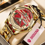Indiana Hoosiers Football 2026 Rose Bowl Champions Alloy Luxury Quartz Watch –  HOATT15729