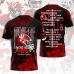 Indiana Hoosiers Football 2026 Rose Bowl 3D Apparel – HOATT15447