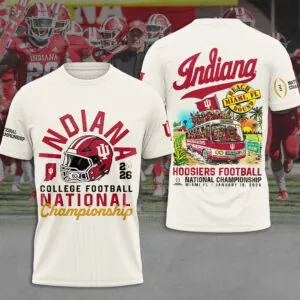 Indiana Hoosiers Football National Championship 3D Apparel - MAITM14397