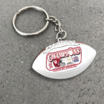 Indiana Hoosiers Football Peach Bowl Champions Custom Shape 2-sided Keychain – MAITM14402