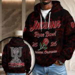 Indiana Hoosiers Football 3D Unisex Waffle Hoodie – TMTHU3068