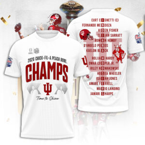 Indiana Hoosiers Football 3D Apparel - GNE4842