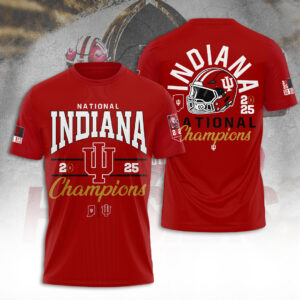 Indiana Hoosiers Football 2025 National Champions 3D Apparel - TANTN20426