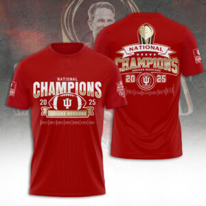 Indiana Hoosiers Football 2025 National Champions 3D Apparel - TANTN20430