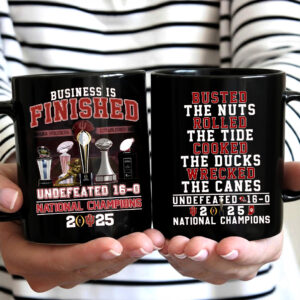 Indiana Hoosiers Football 2025 National Champions Ceramic Mug - TANTN20706