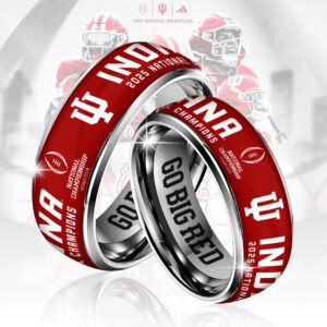 Indiana Hoosiers Football 2025 National Champions Custom Alloy Ring - TANTN20155