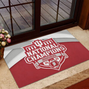 Indiana Hoosiers Football 2025 National Champions Doormat - TANTN20443