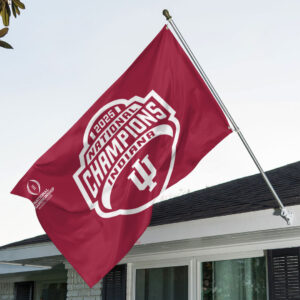 Indiana Hoosiers Football 2025 National Champions 3D Double-side House Flag - TANTN20144