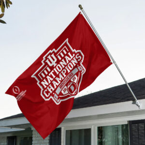 Indiana Hoosiers Football 2025 National Champions 3D Double-side House Flag - TANTN20507