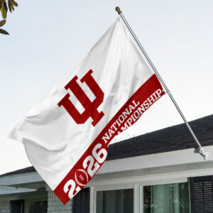 Indiana Hoosiers Football 2025 National Champions 3D Double-side House Flag - TANTN20692