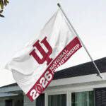 Indiana Hoosiers Football 2026 National Championship 3D Double-side House Flag – TANTN20130