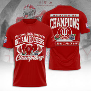 Indiana Hoosiers Football 2026 Peach Bowl Champions 3D Apparel - TANTN20122