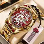 Indiana Hoosers Football 2025 Alloy Luxury Quartz Watch – TMTHU3394