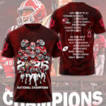 Indiana Hoosiers Football 2025 3D Apparel – TMTHU3386