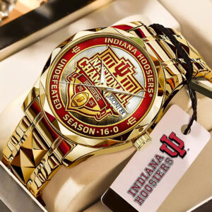 Indiana Hoosiers Football 2025 Alloy Luxury Quartz Watch - TMTHU3376