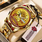 Indiana Hoosiers Football 2025 Alloy Luxury Quartz Watch – TMTHU3377
