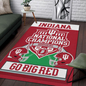 Indiana Hoosiers Football 2025 Rectangular Rug - TMTHU3388