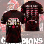 Indiana Hoosiers Football 2025 National Champions 3D Apparel – MAITM14521