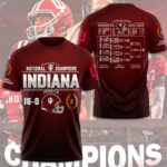 Indiana Hoosiers Football 2025 National Champions 3D Apparel – MAITM14522