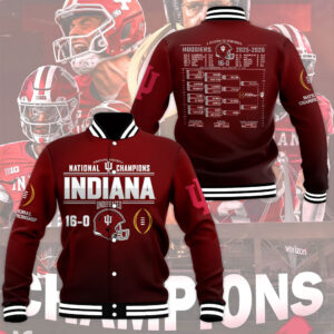 Indiana Hoosiers Football 2025 National Champions Varsity Jacket - MAITM14622