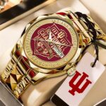 Indiana Hoosiers Football 2025 National Champions Alloy Luxury Quartz Watch – HOATT15797
