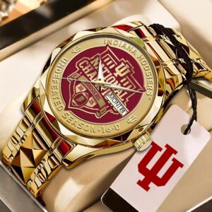 Indiana Hoosiers Football 2025 National Champions Alloy Luxury Quartz Watch - HOATT15797