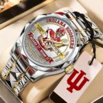 Indiana Hoosiers Football 2025 National Champions Alloy Luxury Quartz Watch – HOATT15816